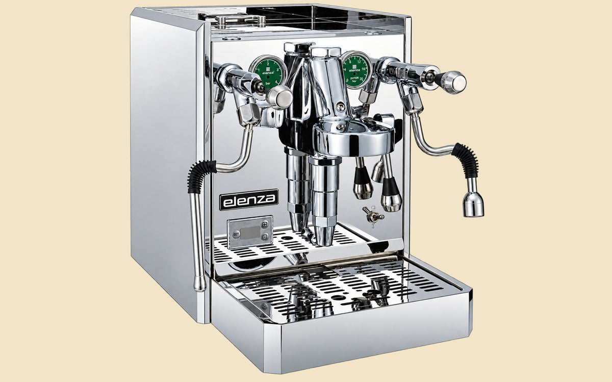 Elenza Modena V1 Espressomaschine in poliertem Edelstahl